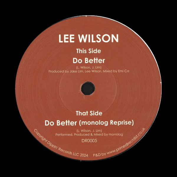 Lee Wilson - Do Better Vinyl