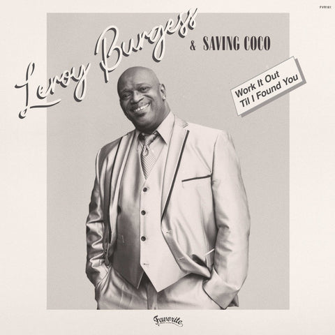 Leroy Burgess & Saving Coco - Work It Out Vinyl - Vinyl Record