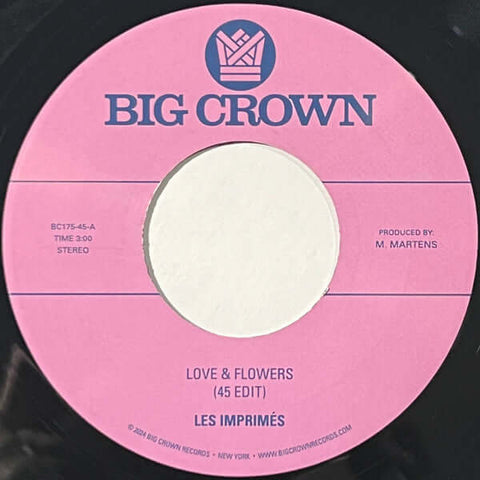 Les Imprimes - Love & Flowers Vinyl - Vinyl Record