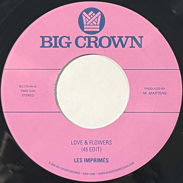 Les Imprimes - Love & Flowers Vinyl