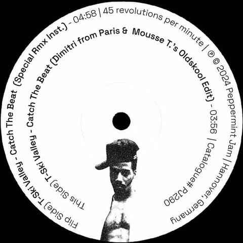 T-Ski Valley - Catch The Beat - Artists Ski Valley Style Hip Hop, Disco, Edits Release Date 17 May 2024 Cat No. PJ290 Format 7" Vinyl - T-Ski Valley - Catch The Beat - Peppermint Jam - Peppermint Jam - Vinyl Record