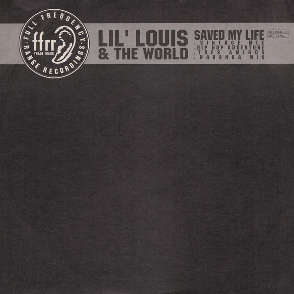 Lil' Louis & The World - Saved My Life Vinyl