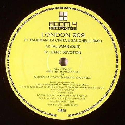 London 909 - Talisman Vinyl - Vinyl Record