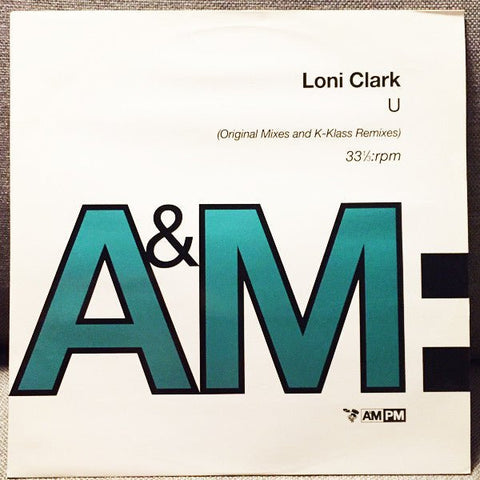 Loni Clark - U Vinyl - Vinyl Record