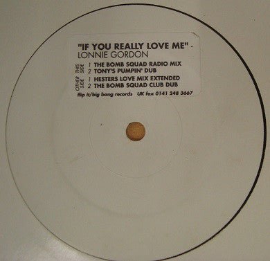 Lonnie Gordon - If You Really Love Me Vinyl