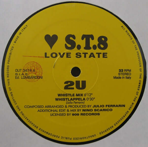 Love State - 2U Vinyl