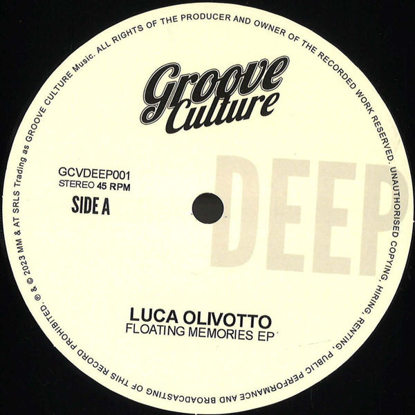 Luca Olivotto - Floating Memories EP Vinyl