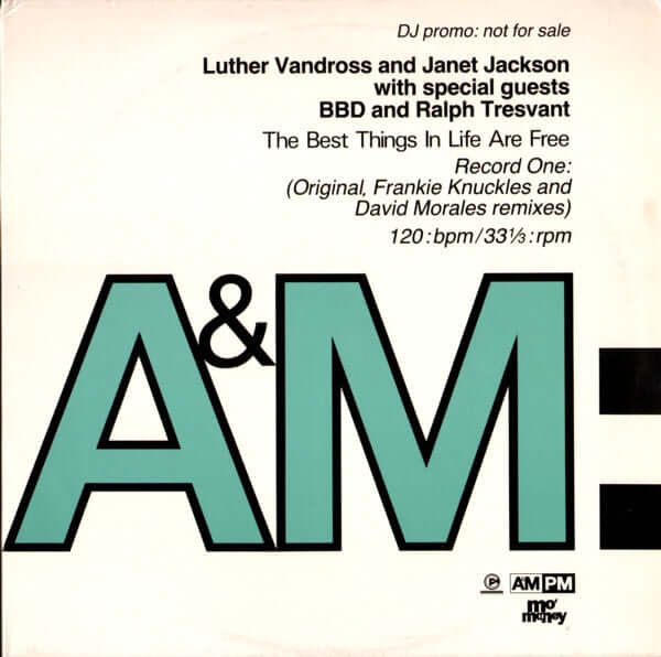 Luther Vandross & Janet Jackson With Special Guests Bell Biv Devoe & Ralph Tresvant - The Best Things In Life Are Free Vinyl