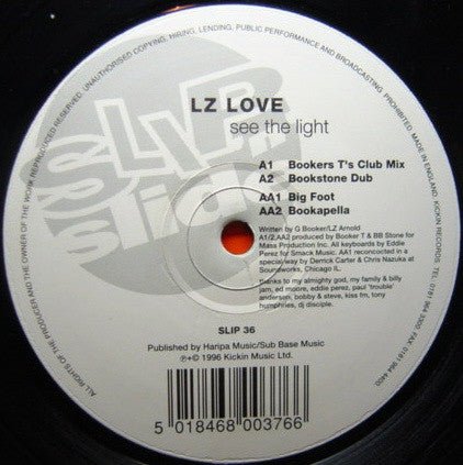 LZ Love - See The Light Vinyl - Vinyl Record