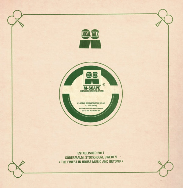 M - Scape - Urban Reconstruction EP Vinyl
