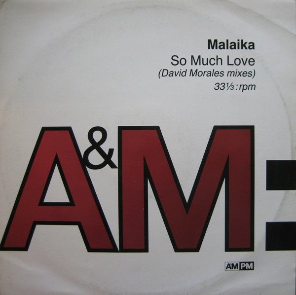 Malaika - So Much Love (David Morales Mixes) Vinyl