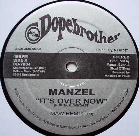 Manzel - It's Over Now Vinyl - Vinyl Record