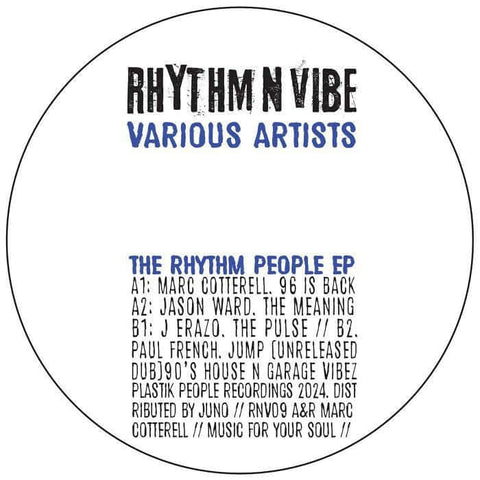 Marc Cotterell / Jason Ward / J Erazo / Paul French - The Rhythm People EP Vinyl - Vinyl Record