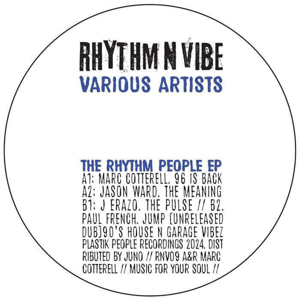 Marc Cotterell / Jason Ward / J Erazo / Paul French - The Rhythm People EP Vinyl