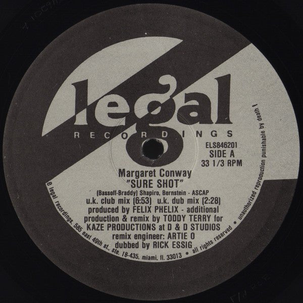 Margaret Conway - Sure Shot Vinyl