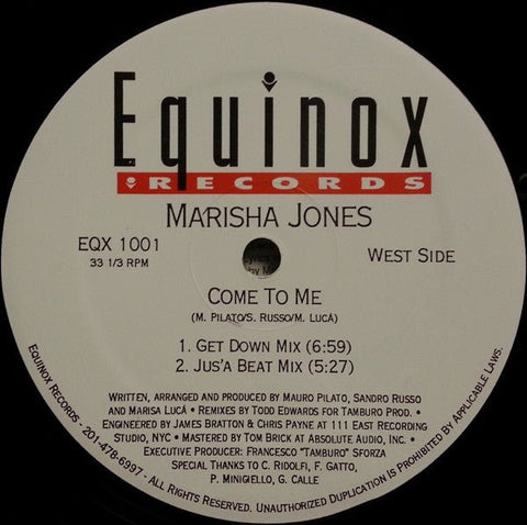 Marisha Jones - Come To Me Vinyl - Vinyl Record