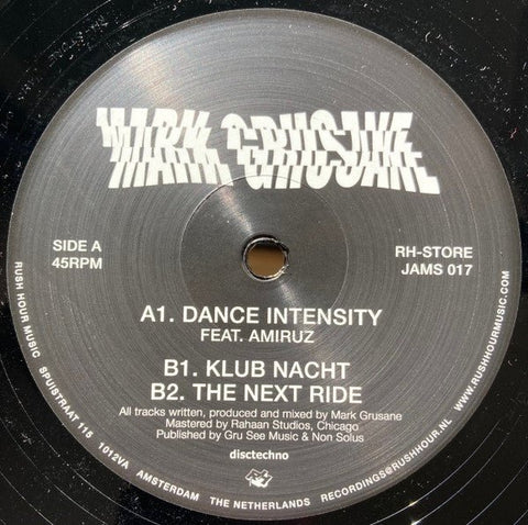 Mark Grusane - Dance Intensity Vinyl - Vinyl Record
