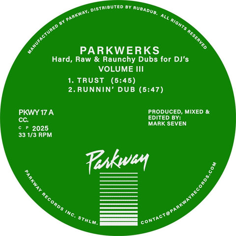 Mark Seven - Parkwerks Volume 3 Vinyl - Vinyl Record
