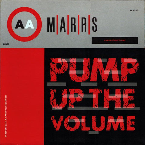 M|A|R|R|S - Pump Up The Volume Vinyl - Vinyl Record