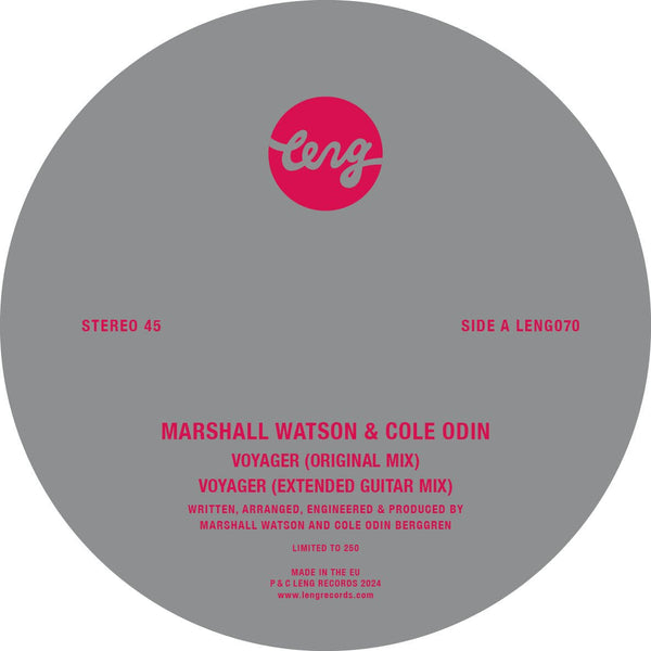 Marshall Watson & Cole Odin - Voyager Vinyl