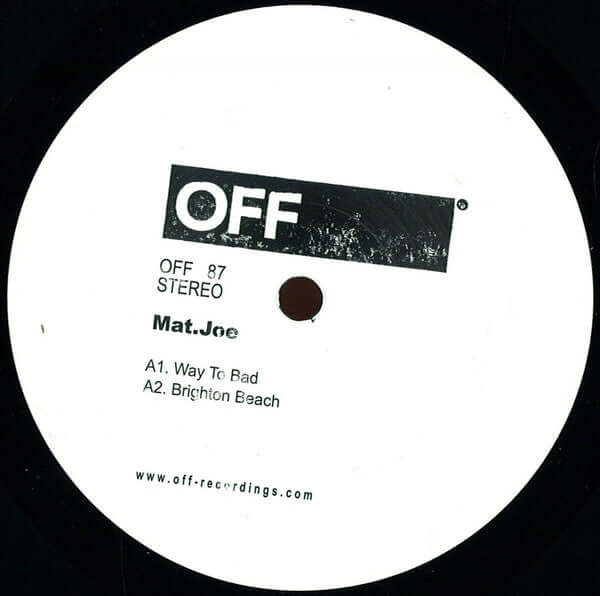 Mat.Joe - Way Too Bad Vinyl
