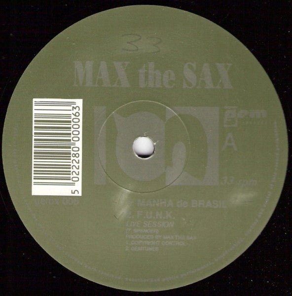Max The Sax - Manha De Brasil Vinyl