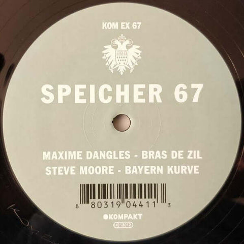 Maxime Dangles / Steve Moore - Speicher 67 Vinyl - Vinyl Record
