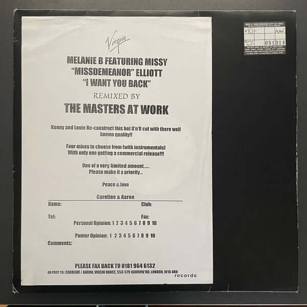 Melanie B - I Want You Back Vinyl