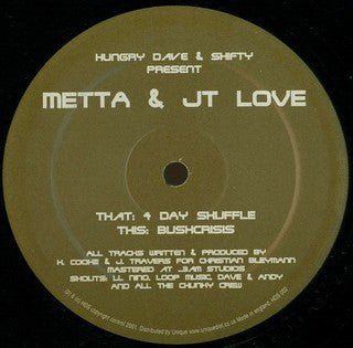 Metta & J.T. Love - 4 Day Shuffle Vinyl