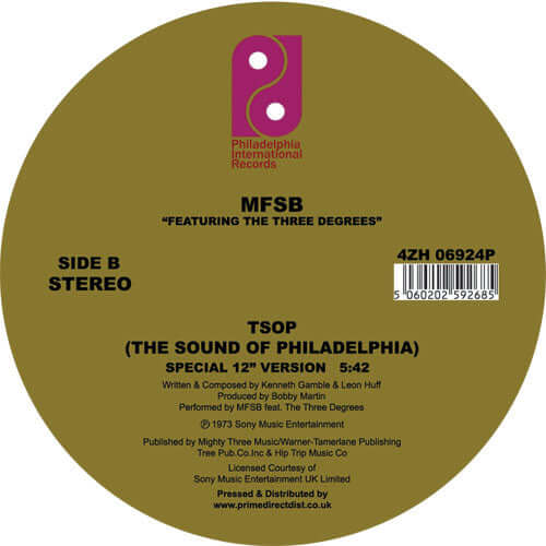 MFSB Feat. The Three Degrees - Love Is the Message Vinyl