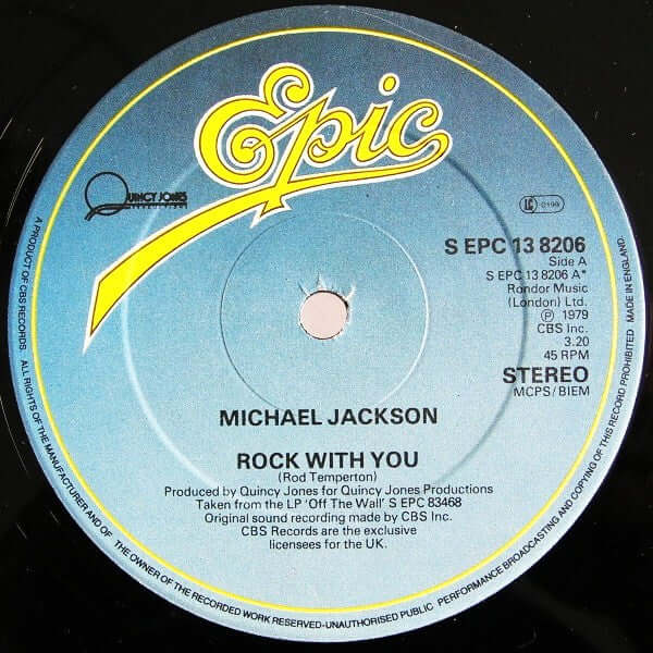 Michael Jackson - Rock With You Vinyl