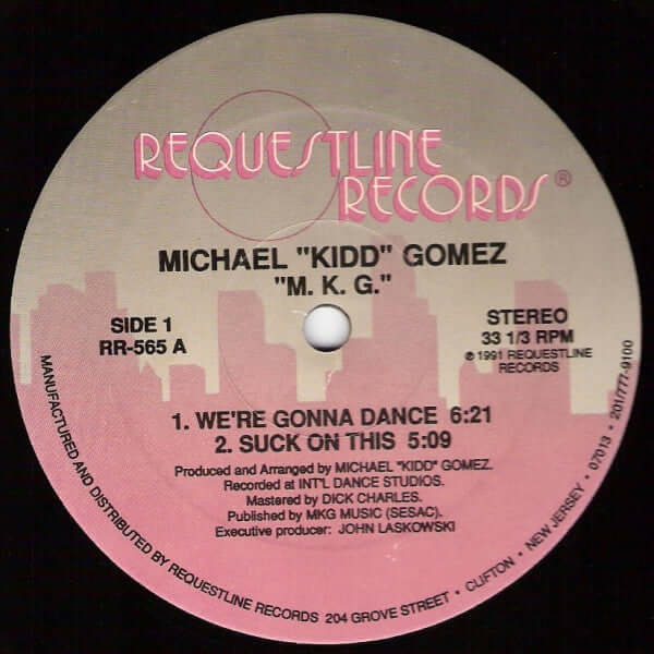 Michael "Kidd" Gomez - M.K.G. Vinyl
