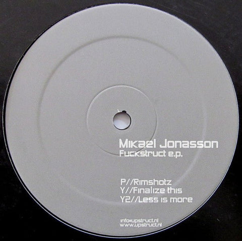 Mikael Jonasson - Fuckstruct EP Vinyl - Vinyl Record