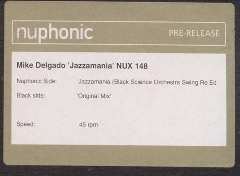 Mike Delgado - Jazzamania Vinyl - Vinyl Record