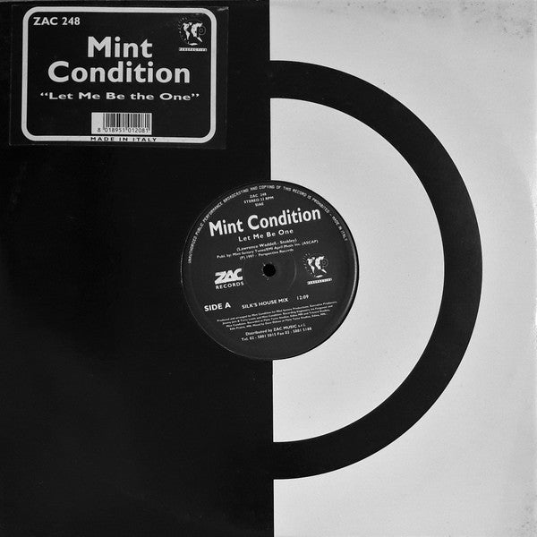 Mint Condition - Let Me Be The One Vinyl