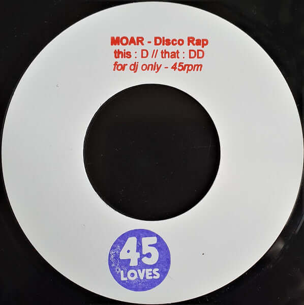 Moar - Disco Rap Vinyl