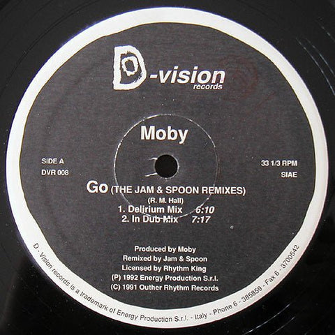 Moby - Go (Remixes) Vinyl - Vinyl Record