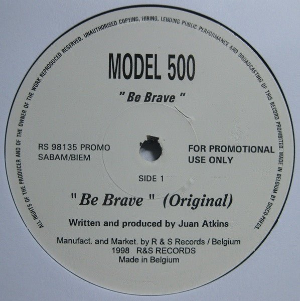 Model 500 - Be Brave Vinyl