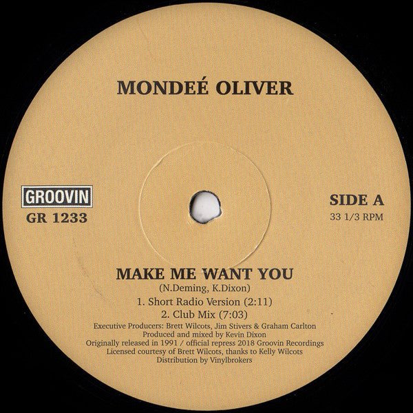Mondeé Oliver - Make Me Want You Vinyl