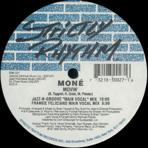 Moné - Movin' Vinyl - Vinyl Record
