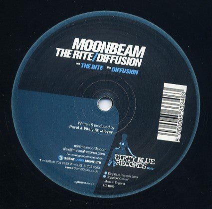 Moonbeam - The Rite / Diffusion Vinyl - Vinyl Record