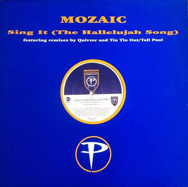 Mozaic - Sing It (The Hallelujah Song) Vinyl