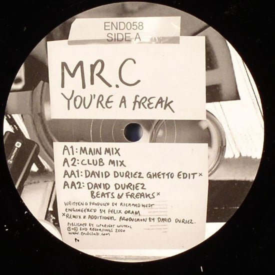 Mr. C - You're A Freak Vinyl