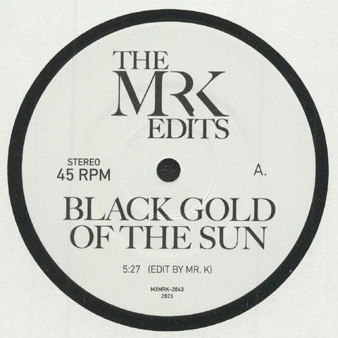 Mr K - Black Gold Of The Sun Vinyl - Vinyl Record