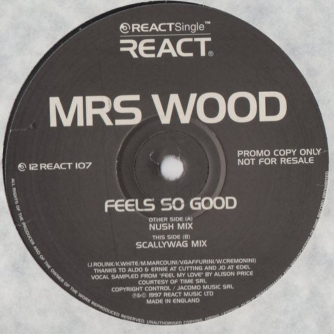 Mrs. Wood - Feels So Good Vinyl - Vinyl Record