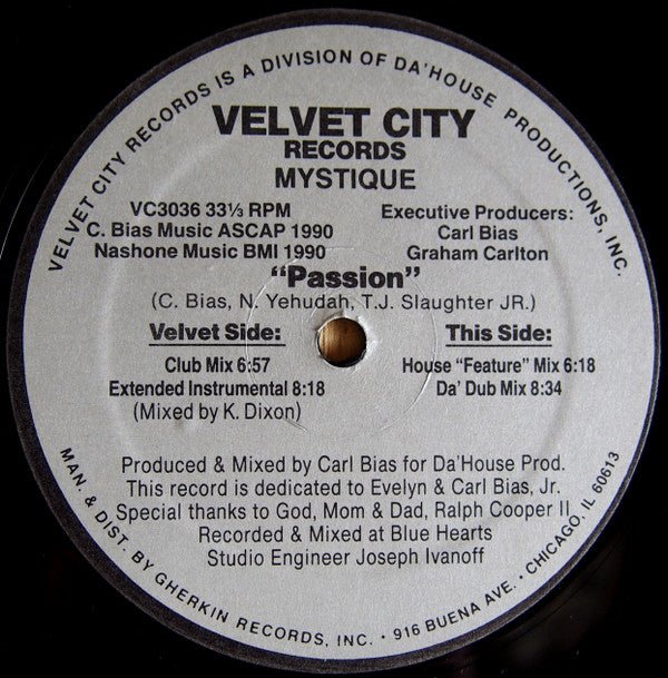Mystique - Passion Vinyl