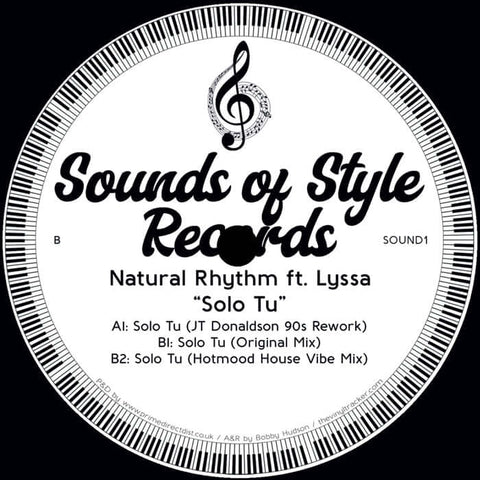 Natural Rhythm ft. Lyssa - Solo Tu Vinyl - Vinyl Record