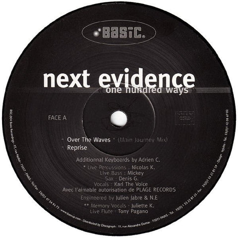 Next Evidence - One Hundred Ways Vinyl - Vinyl Record