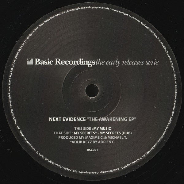 Next Evidence - The Awakening EP Vinyl