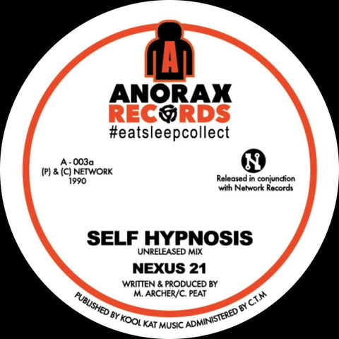 Nexus 21 - Self Hypnosis (Unreleased Mix) / Silicon (Live at the Brain) Vinyl - Vinyl Record